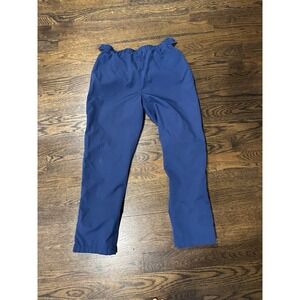 LL Bean Pants Mens Medium Blue Nylon Hiking Zip Off Pants Breathable Waterproof